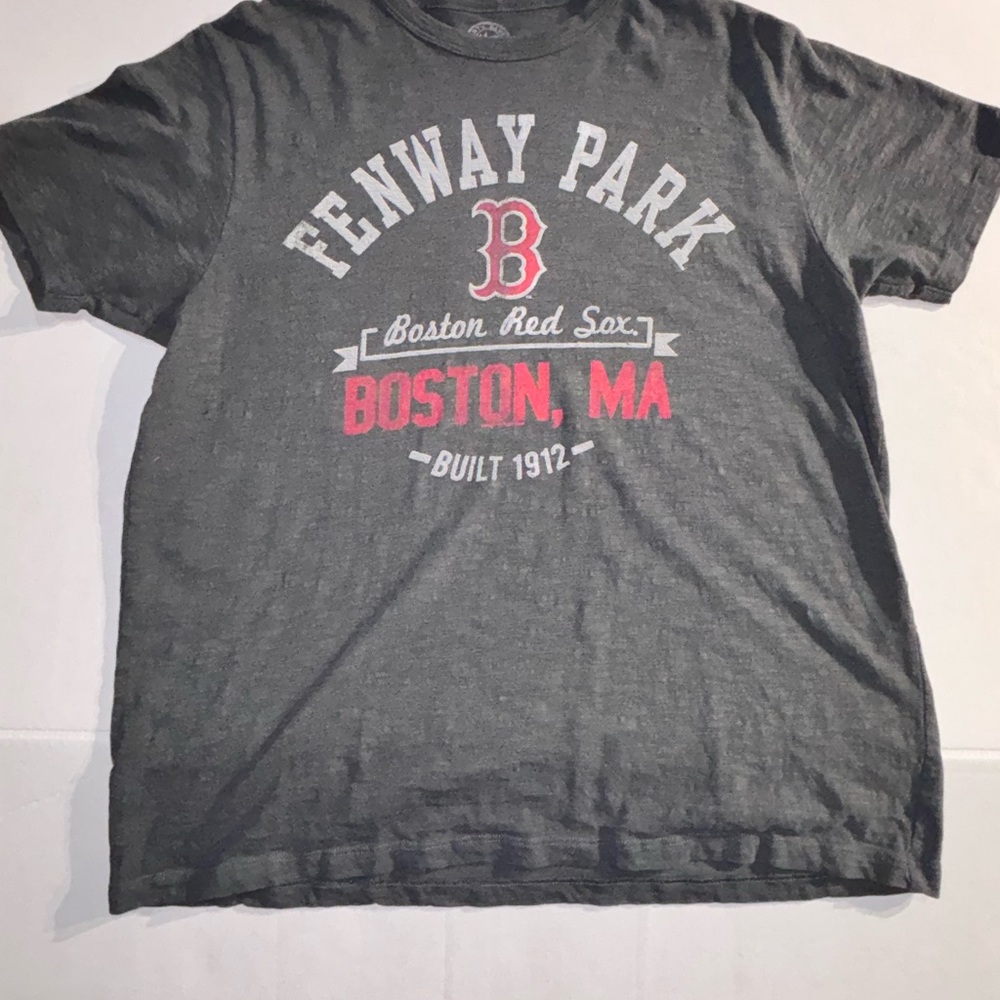 47 Brand Fenway Park Boston Red Sox Graphic Tee Size‎ Large Baseball Gray - Picture 9 of 10
